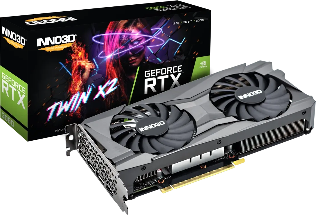 Inno3D GeForce RTX 3060 Twin X2 LHR 12GB Grafikkarte