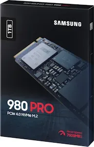 Samsung SSD 980 Pro 1TB NVMe PCIe 4.0 M.2