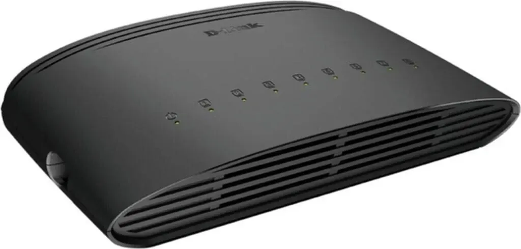 D-Link DGS-1008D 8-Port Gigabit Desktop Switch, Kunststoffgehäuse