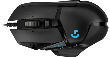 Logitech G502 HERO Gaming-Maus, HERO 25K Sensor, 11 programmierbare Tasten, RGB, schwarz